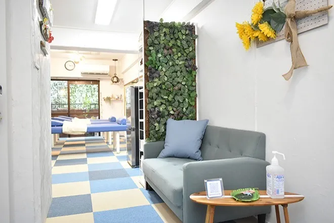 リゾート気分を味わえる癒しの空間